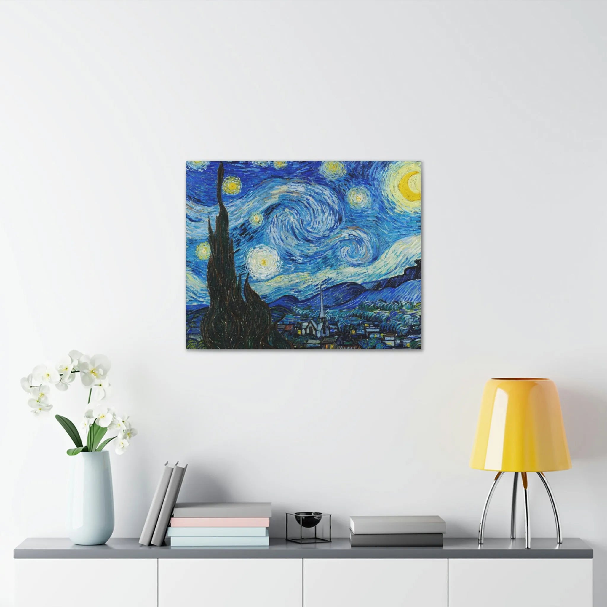 The Starry Night Van Gogh Canvas Gallery Wraps - Famous Art