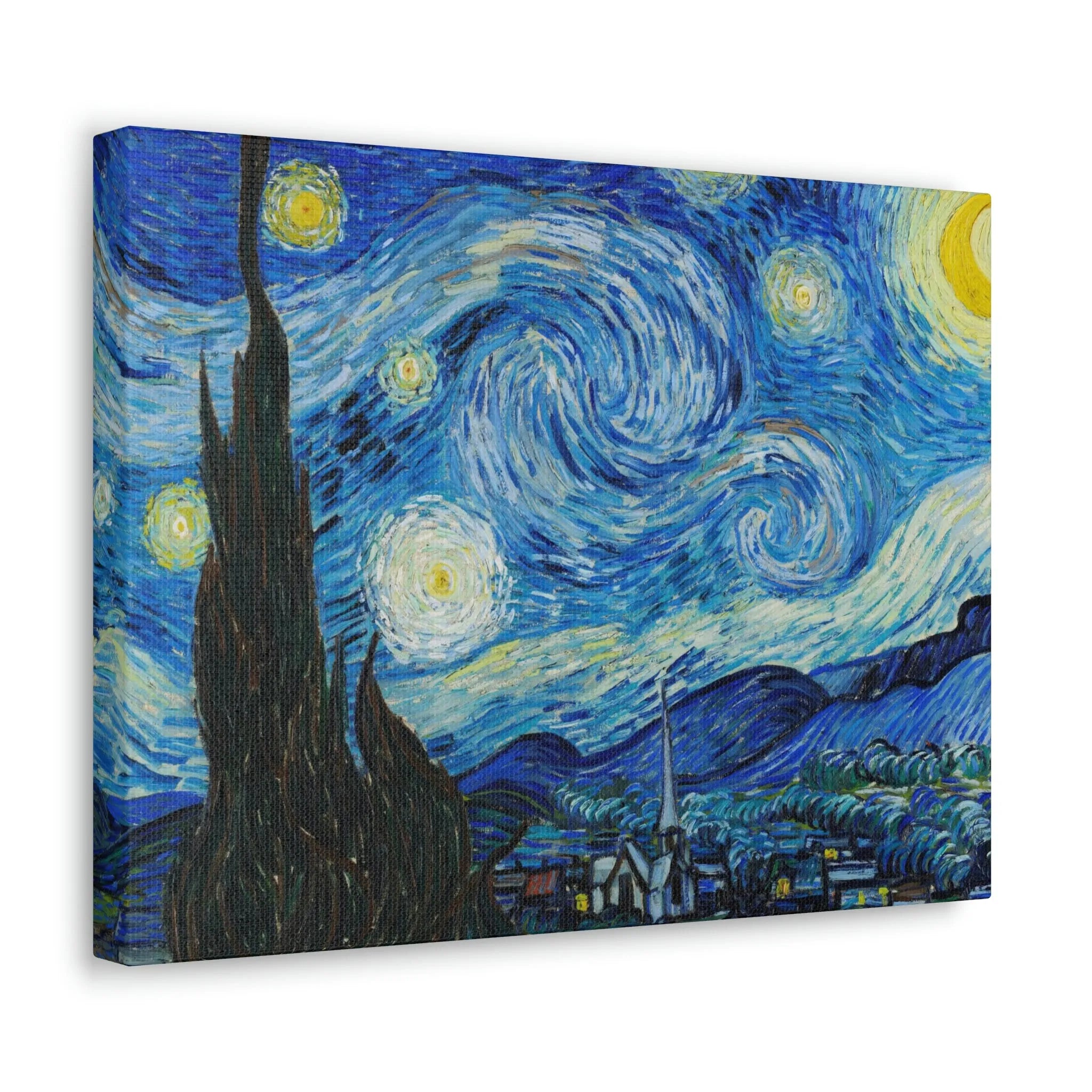 The Starry Night Van Gogh Canvas Gallery Wraps - Famous Art