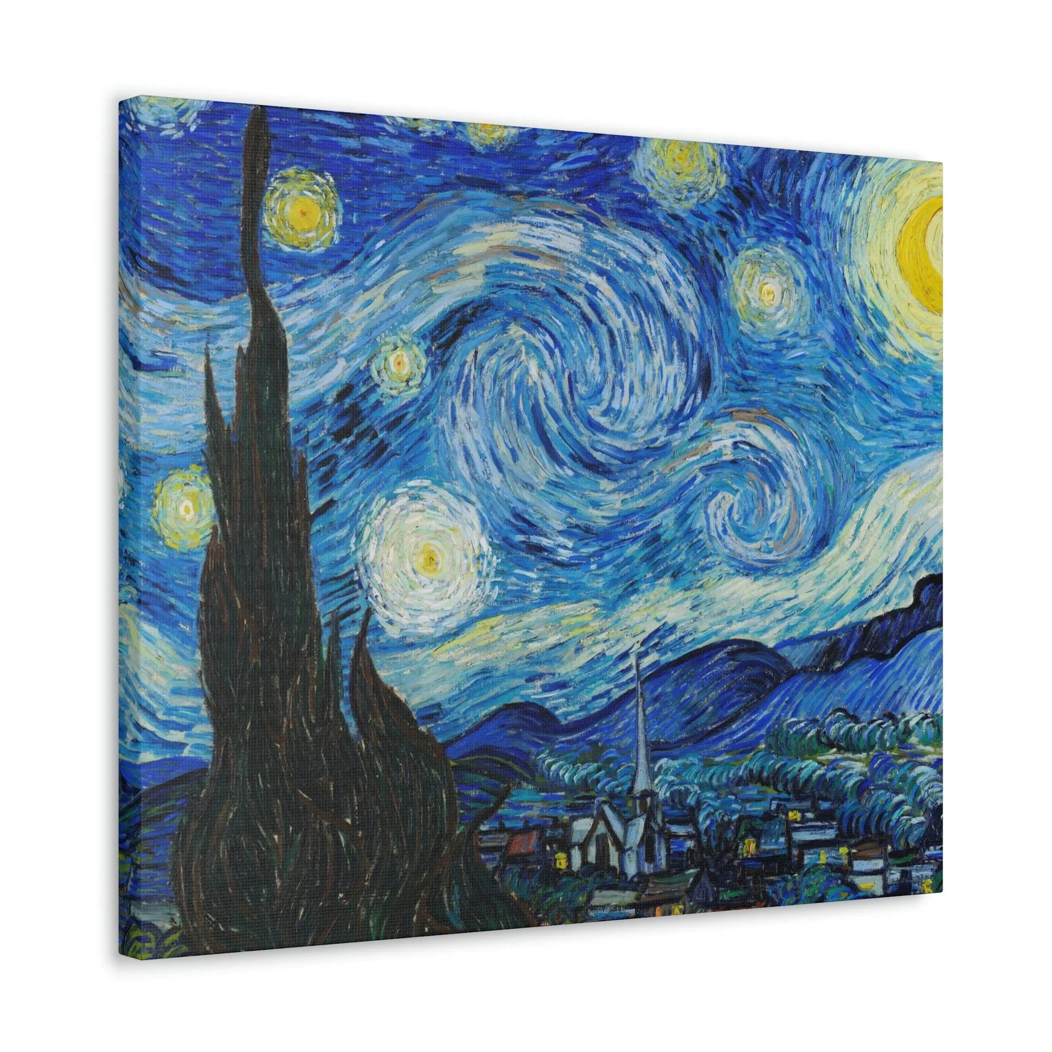 The Starry Night Van Gogh Canvas Gallery Wraps - Famous Art