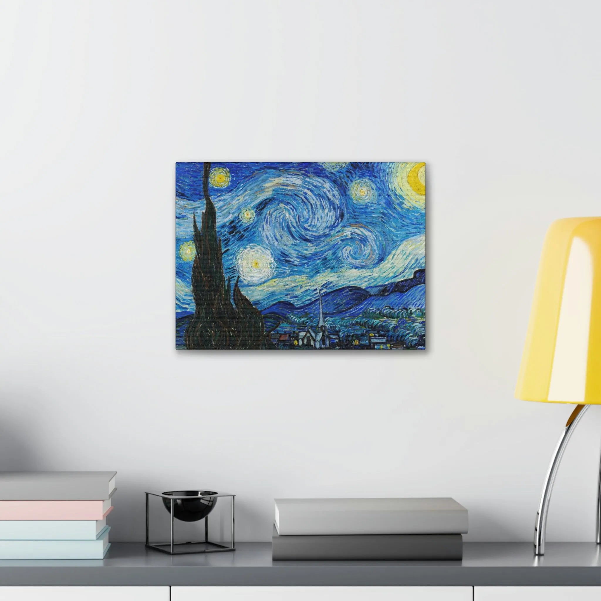 The Starry Night Van Gogh Canvas Gallery Wraps - Famous Art