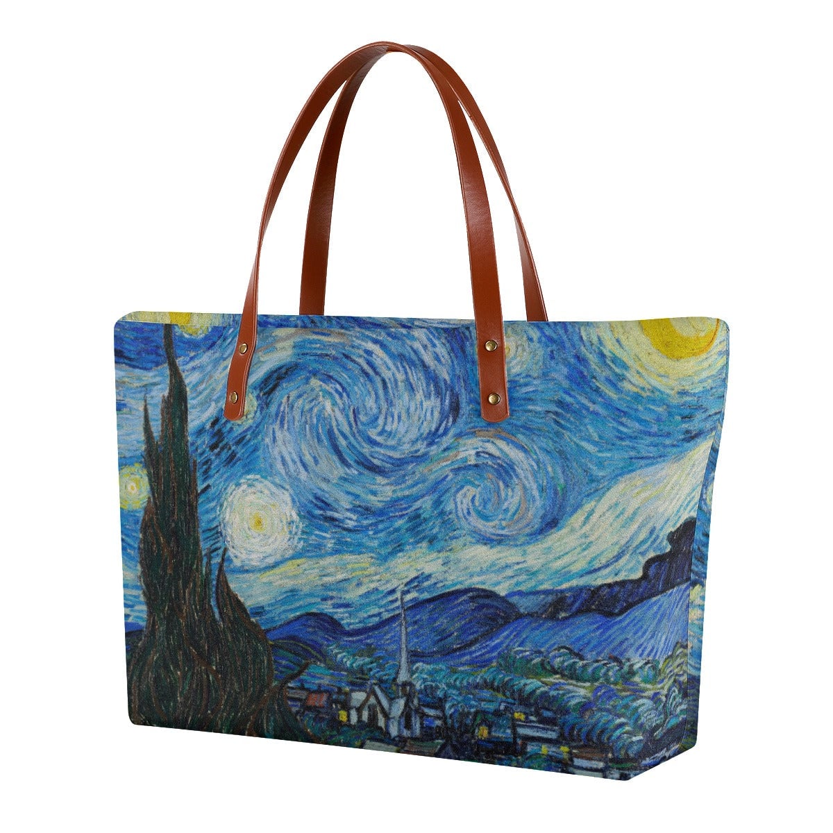 The Starry Night Van Gogh Painting Tote Bag