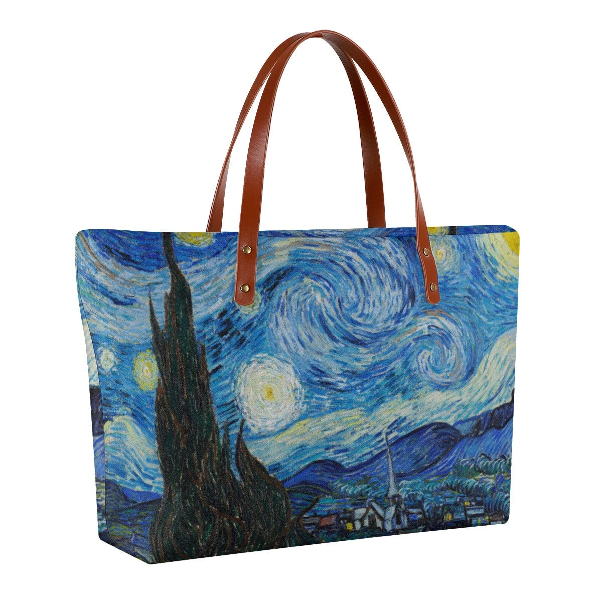 The Starry Night Van Gogh Painting Tote Bag