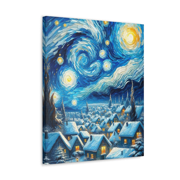 Van Gogh's Starry Night Christmas Gallery Wrap