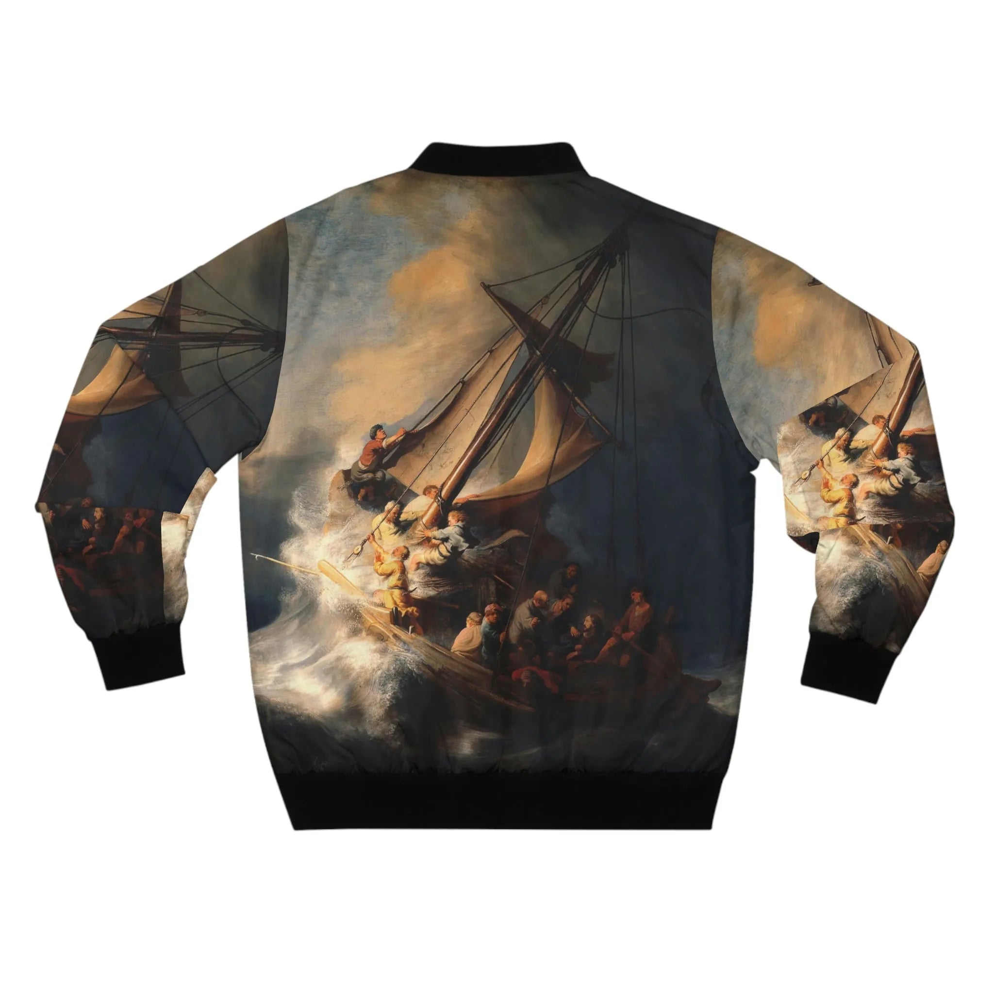 The Storm on the Sea of Galilee by Rembrandt Art Bomber Jacket