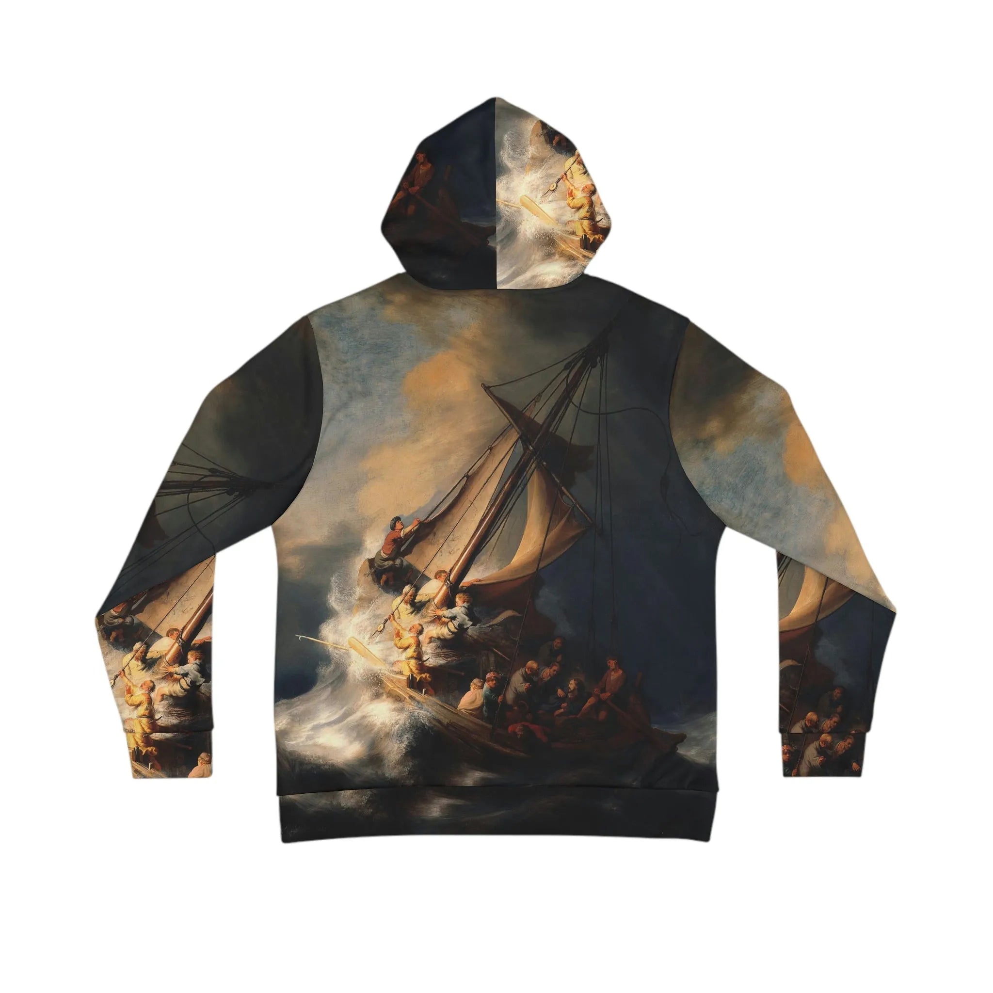 The Storm on the Sea of Galilee by Rembrandt Art Hoodie