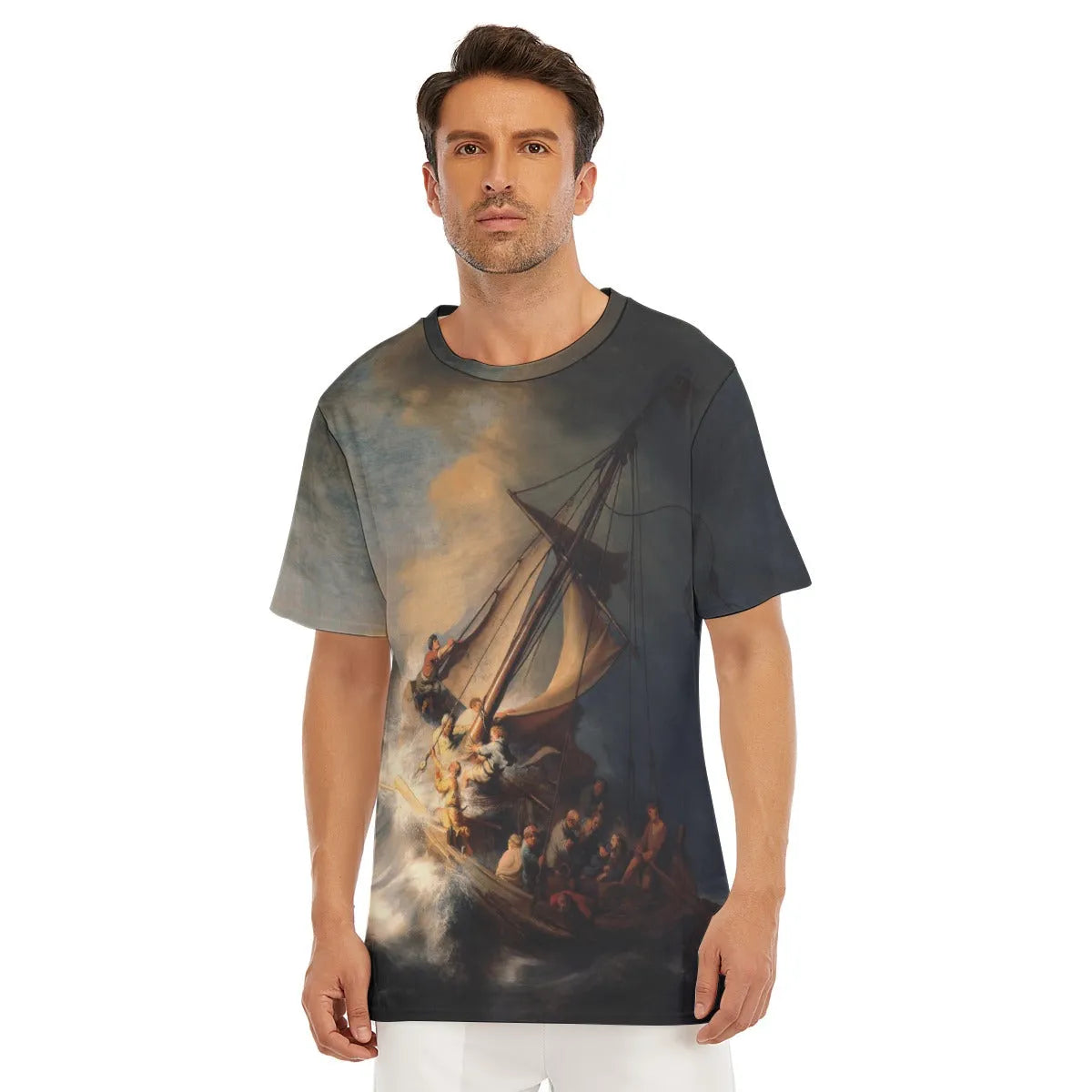 The Storm on the Sea of Galilee by Rembrandt T-Shirt