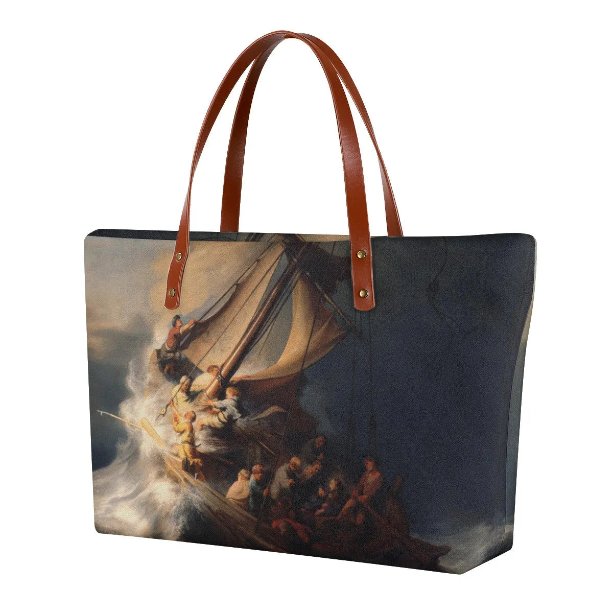 The Storm on the Sea of Galilee by Rembrandt Tote Bag