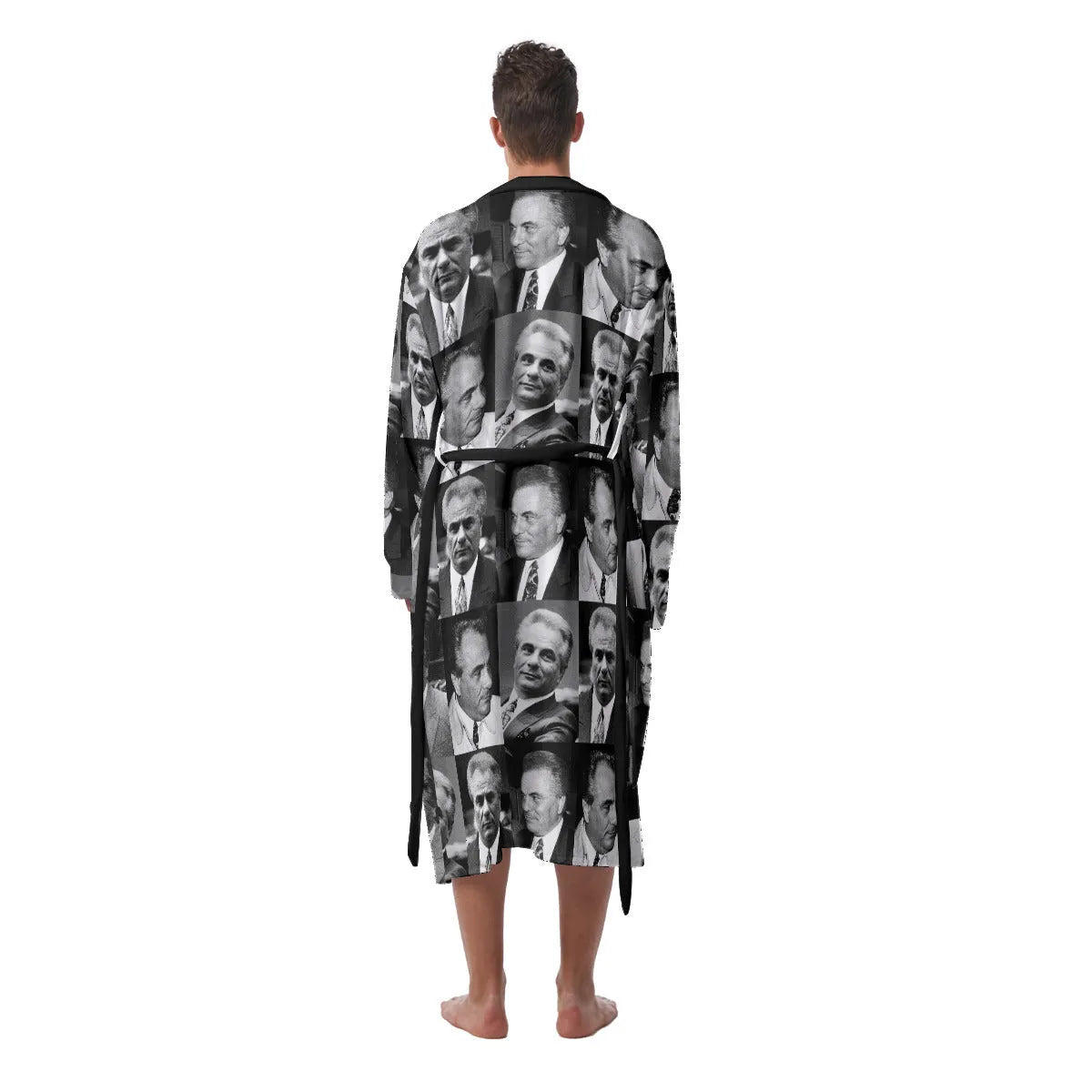 The Teflon Don John Gotti Gambino Family Heavy Fleece Robe