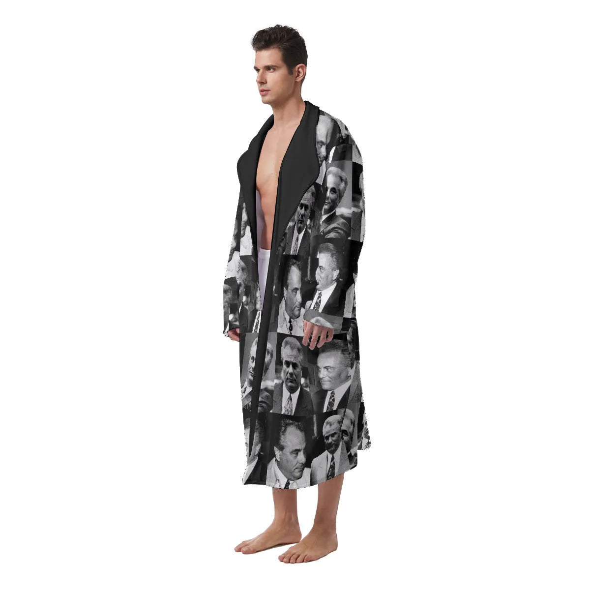 The Teflon Don John Gotti Gambino Family Heavy Fleece Robe