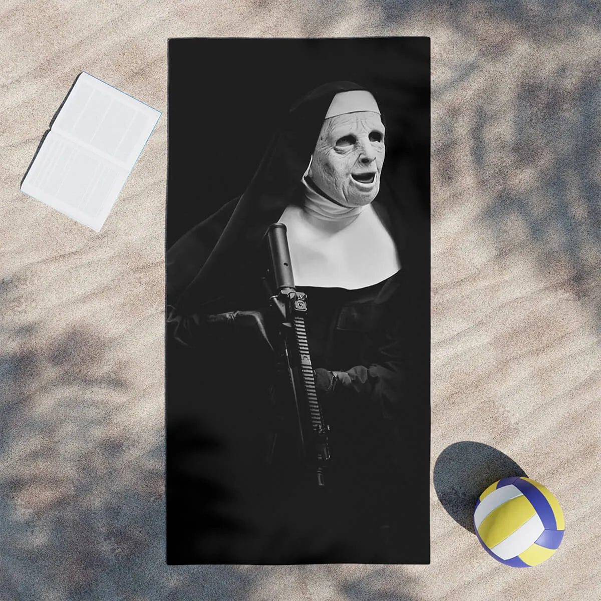 The Town Boston Nun Beach Towel