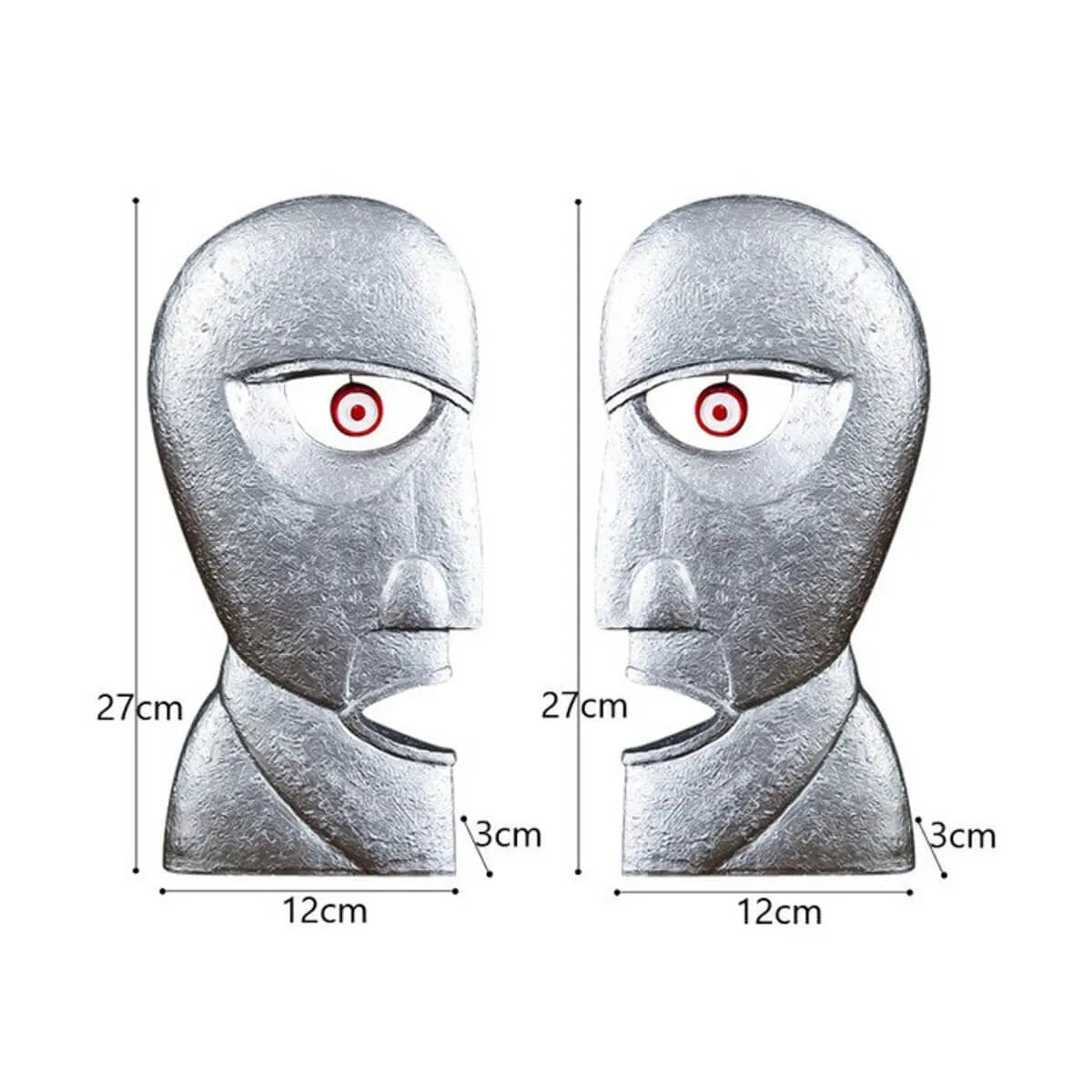 Third Absent Face Floyd Head Abstract Sculpture