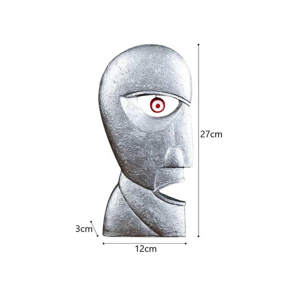 Third Absent Face Floyd Head Abstract Sculpture