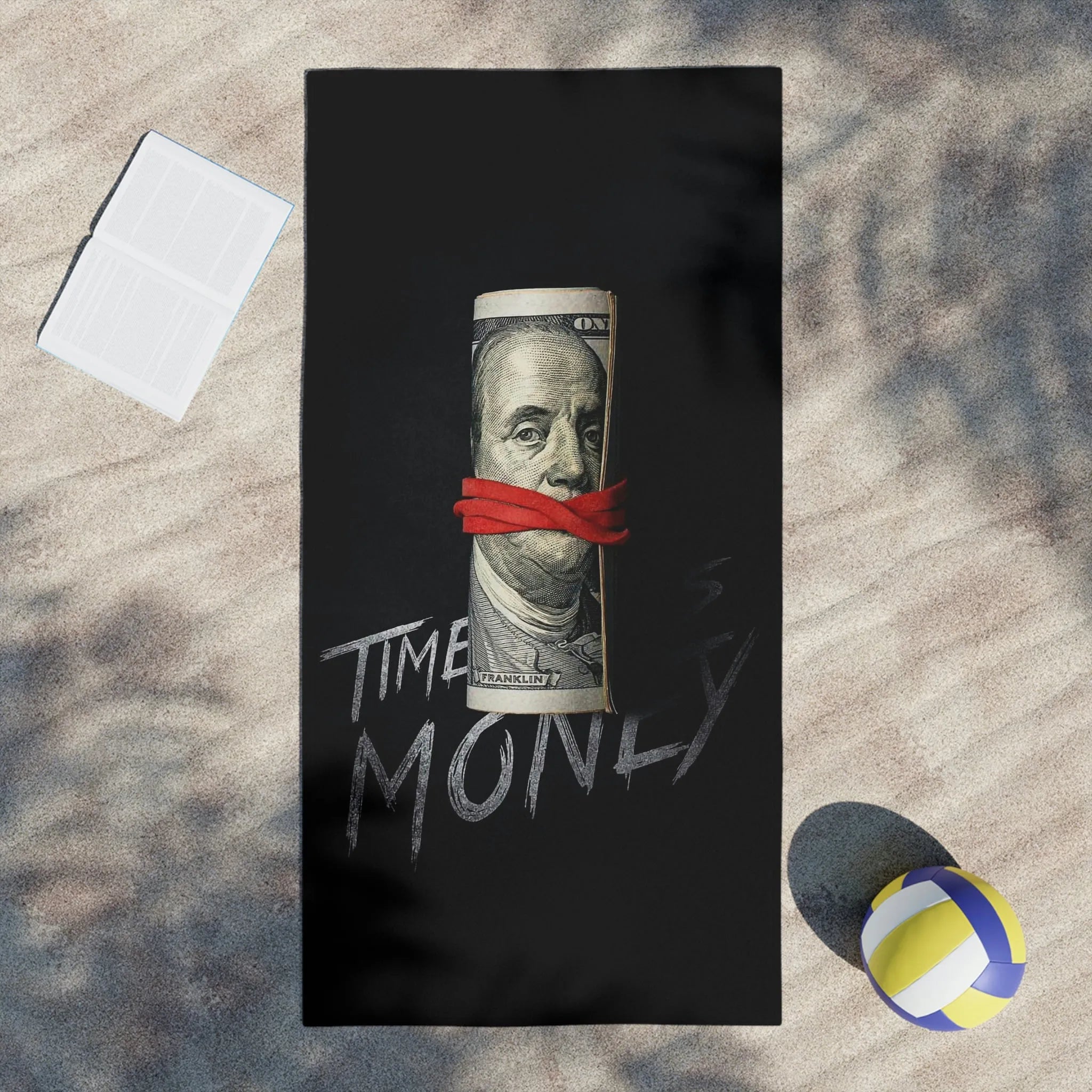 Time is Money Beach Towel