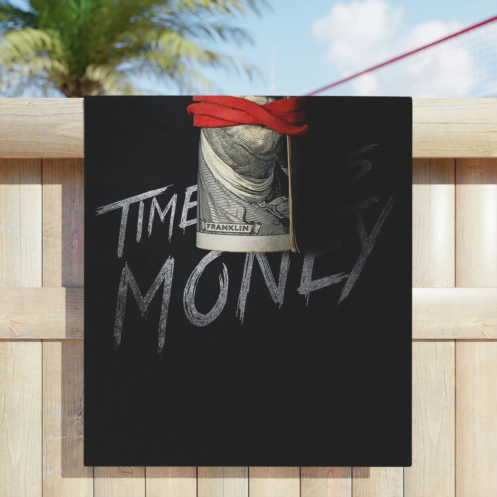 Time is Money Beach Towel