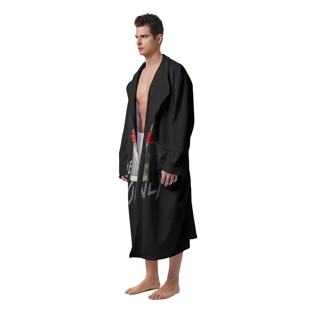 Time is Money Heavy Fleece Robe