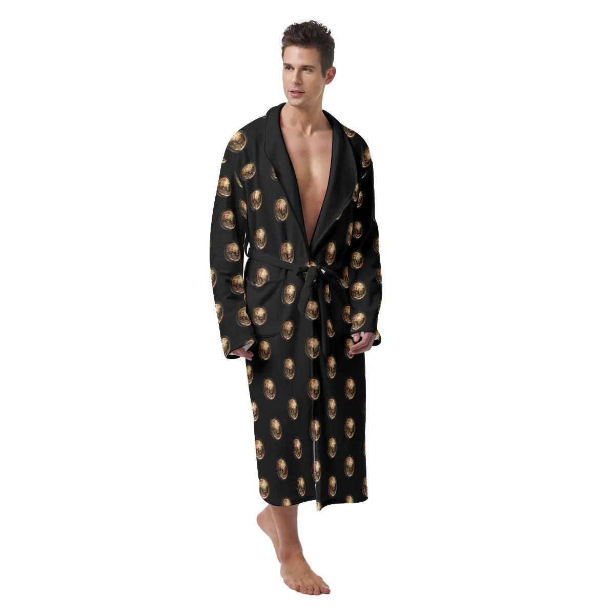 Tony from New Jersey Gangster Heavy Fleece Robe