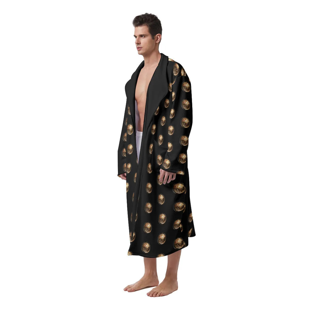 Tony from New Jersey Gangster Heavy Fleece Robe