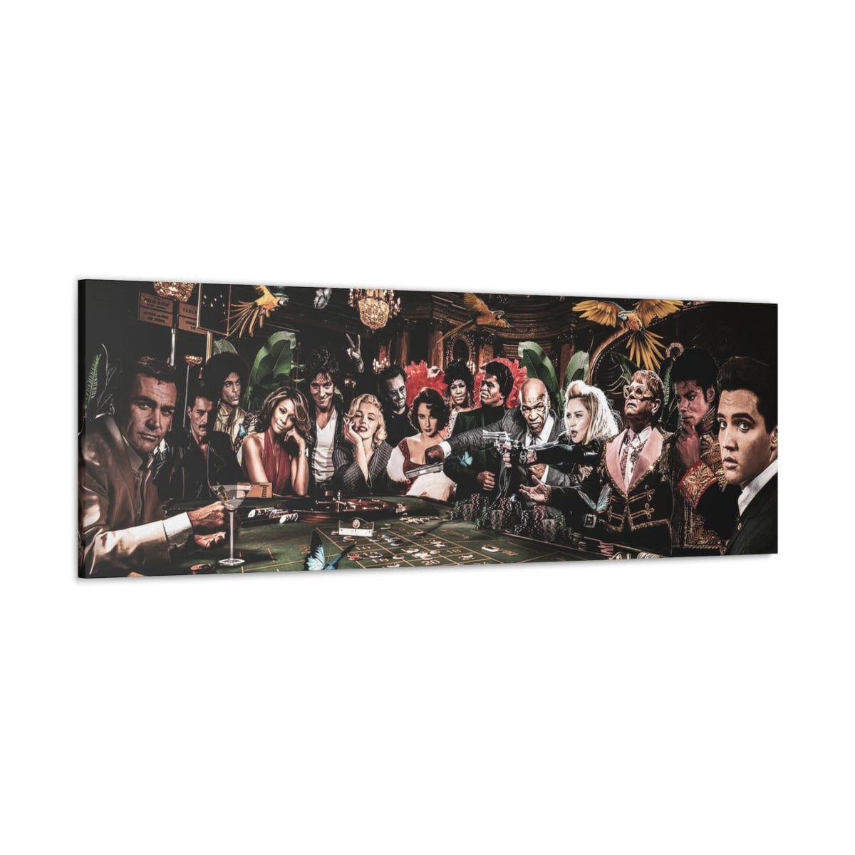 Captivate Your Space with Top Famous Celebrities Canvas Wraps