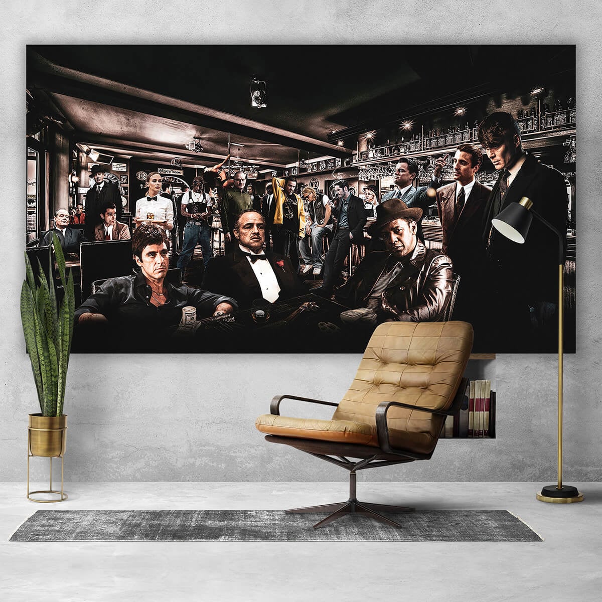 Elevate Your Space with Iconic Movie Characters Canvas