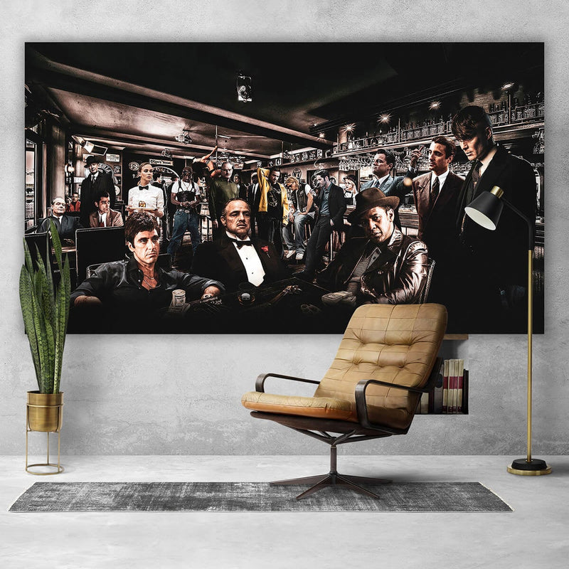 Scarface Poster Vintage Mafia Artwork