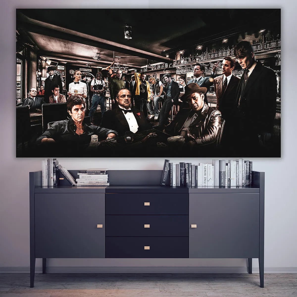 Gangster Movie Canvas Print Al Pacino