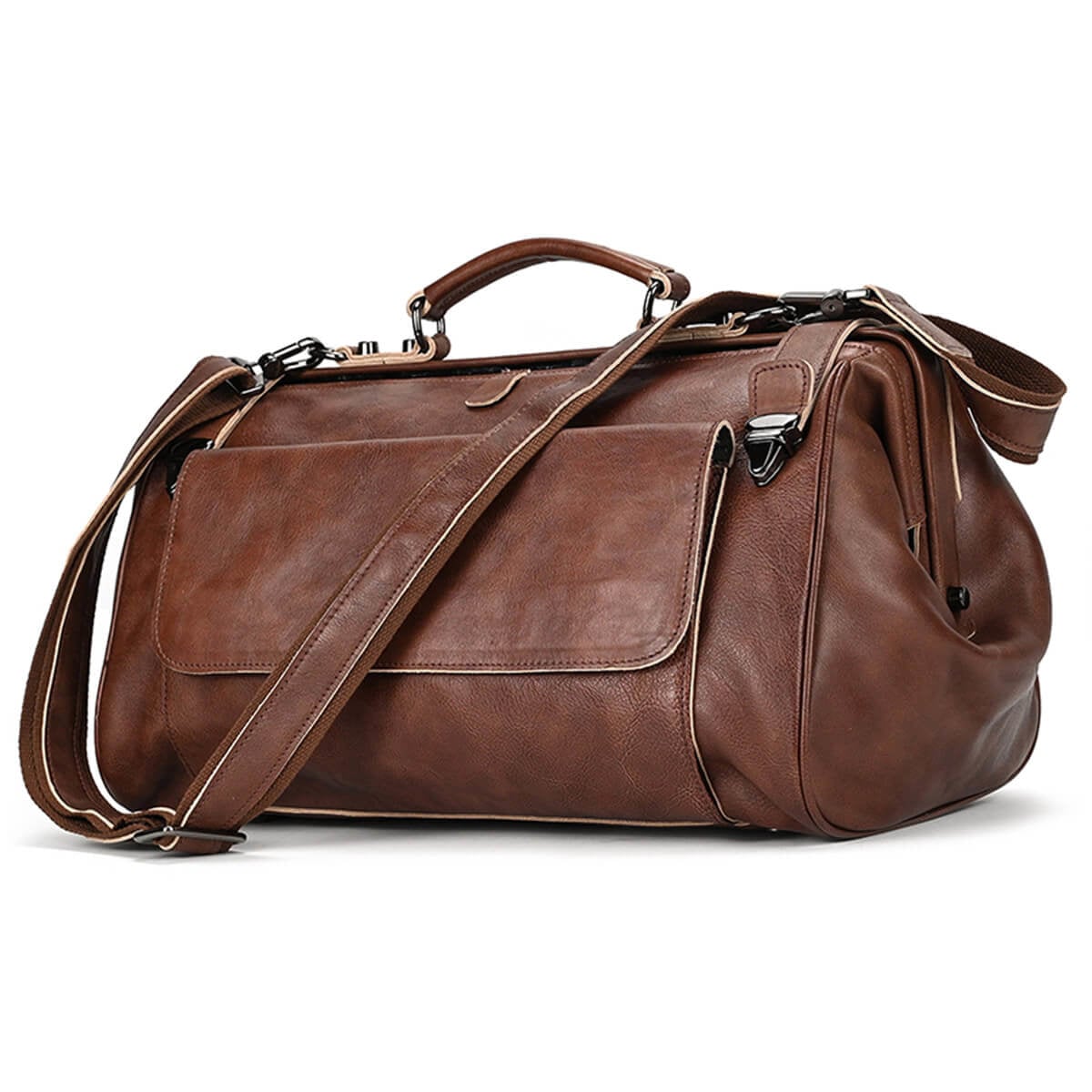 Top Quality Genuine Leather Duffle Bag