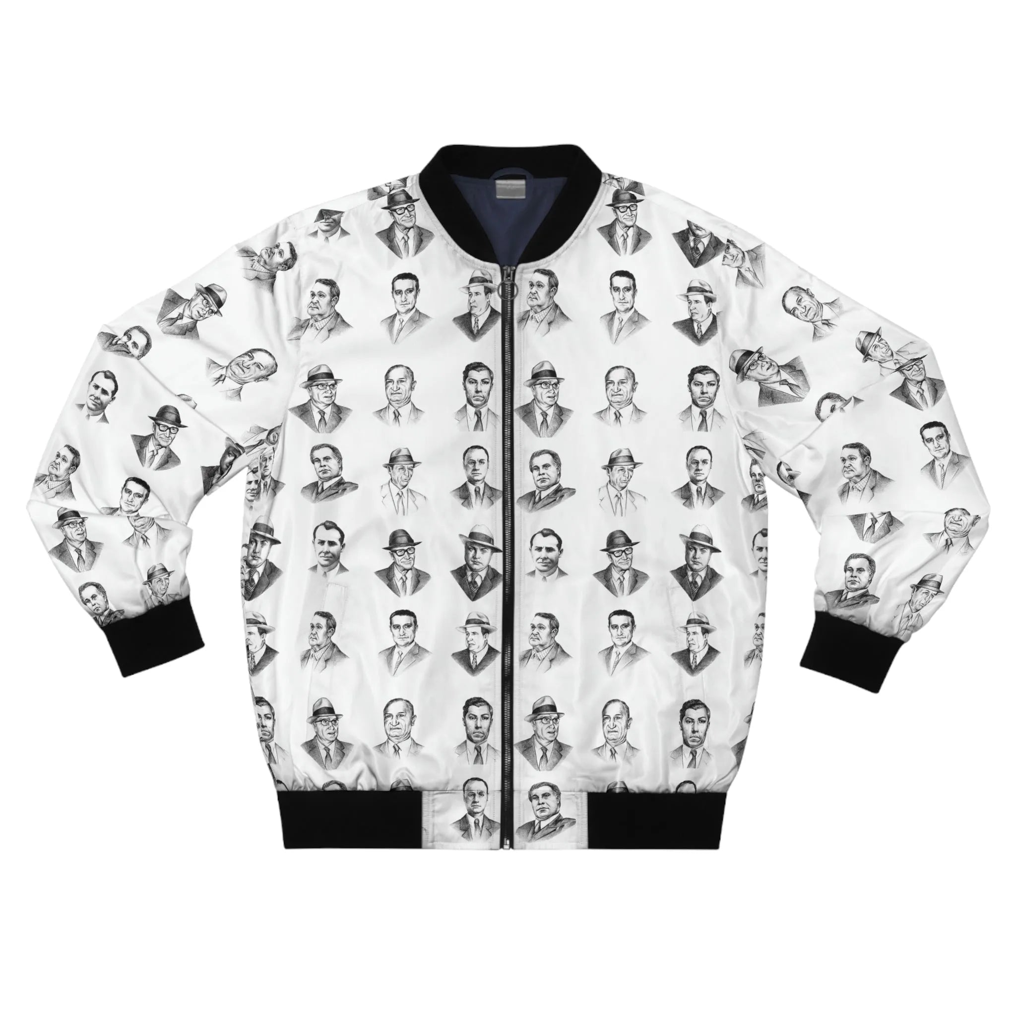 Top Real-Life Mob Bosses Cosa Nostra Bomber Jacket