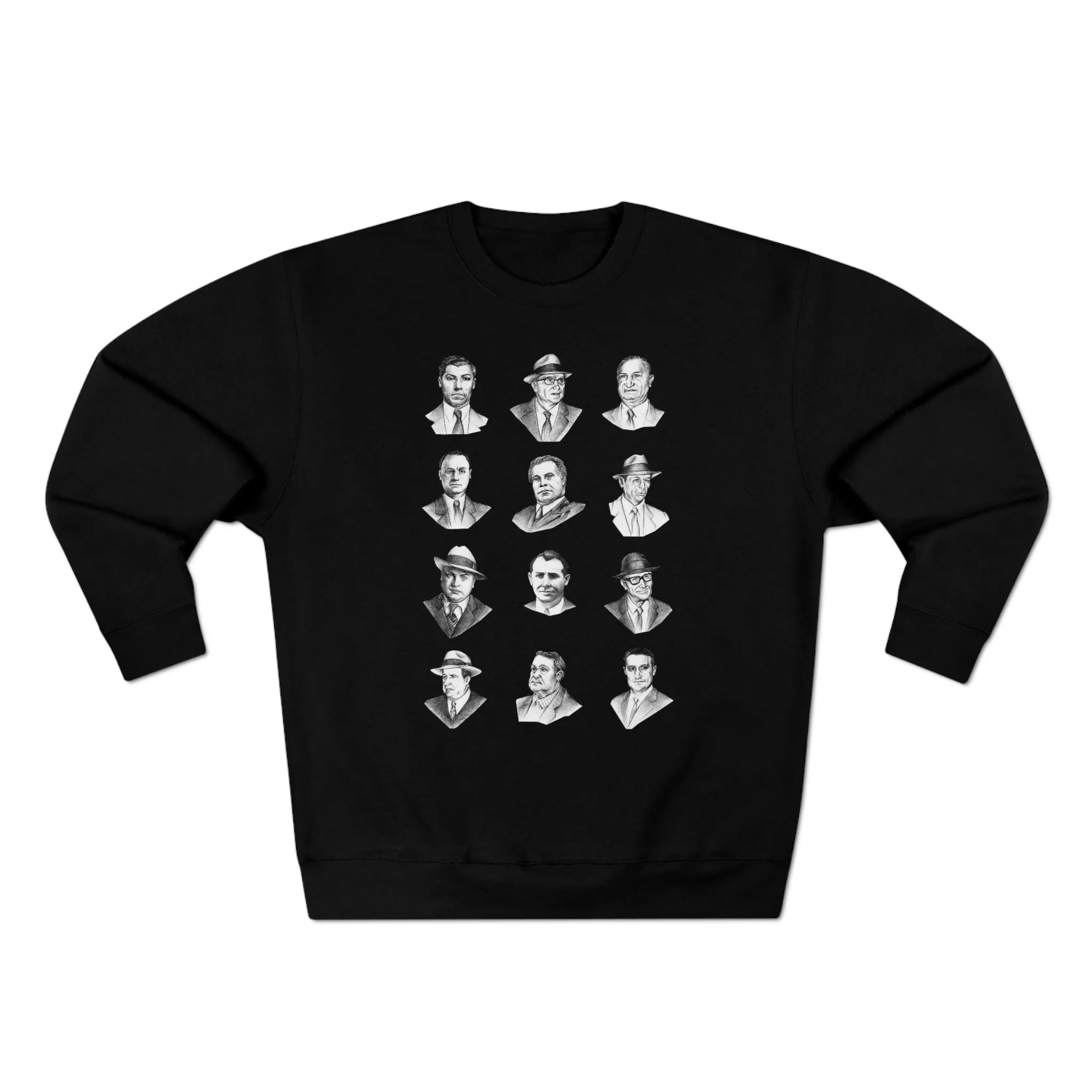 Top Real-Life Mob Bosses Cosa Nostra Sweatshirt