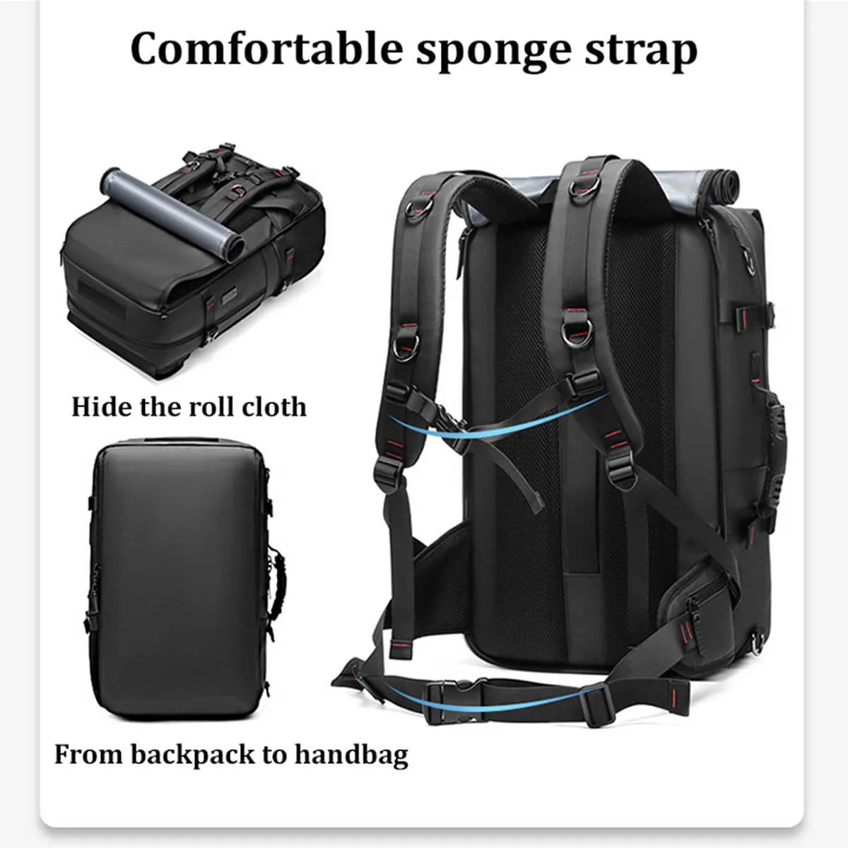 Travel Outdoor Backpack 60L Waterproof Mountaineering Bag