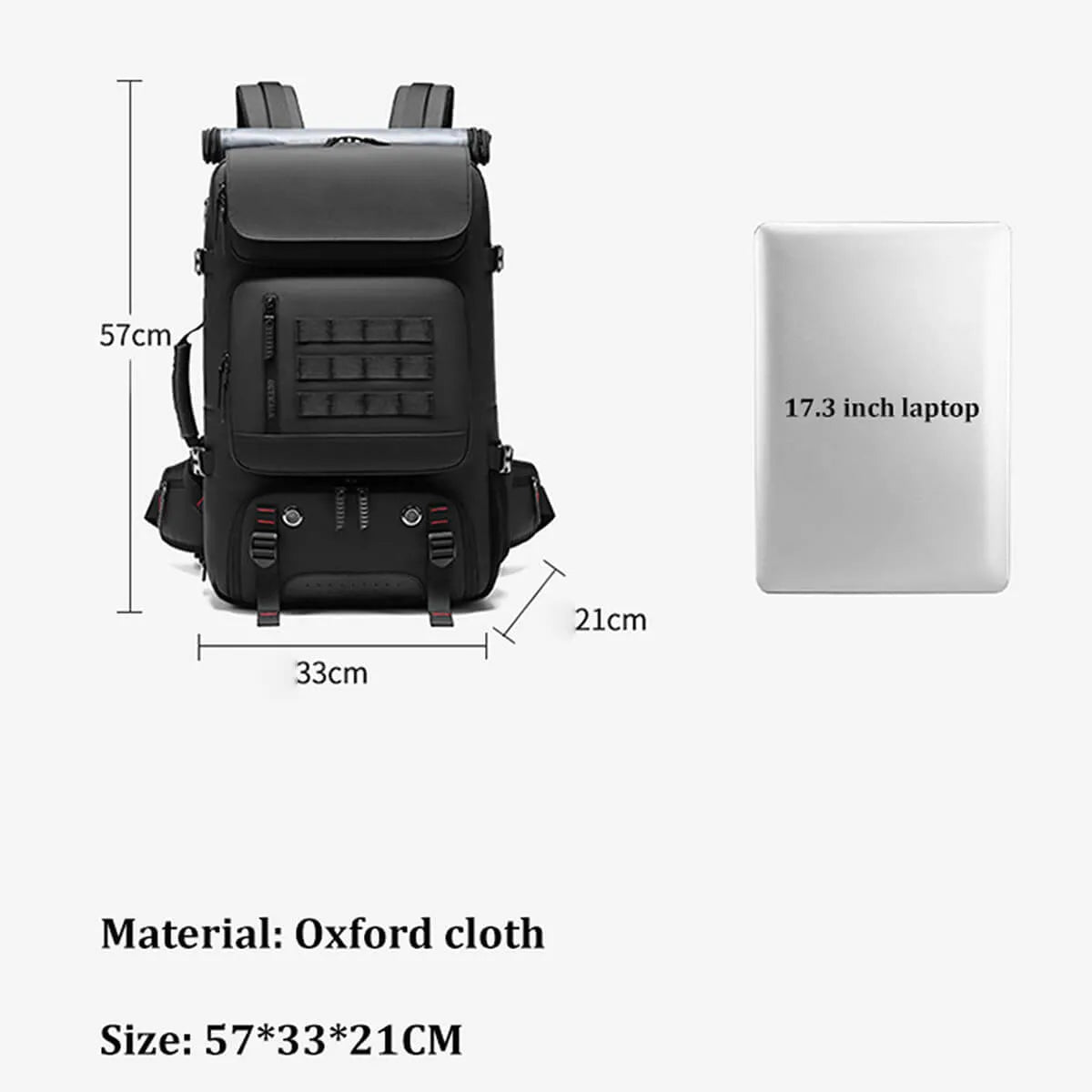 Travel Outdoor Backpack 60L Waterproof Mountaineering Bag