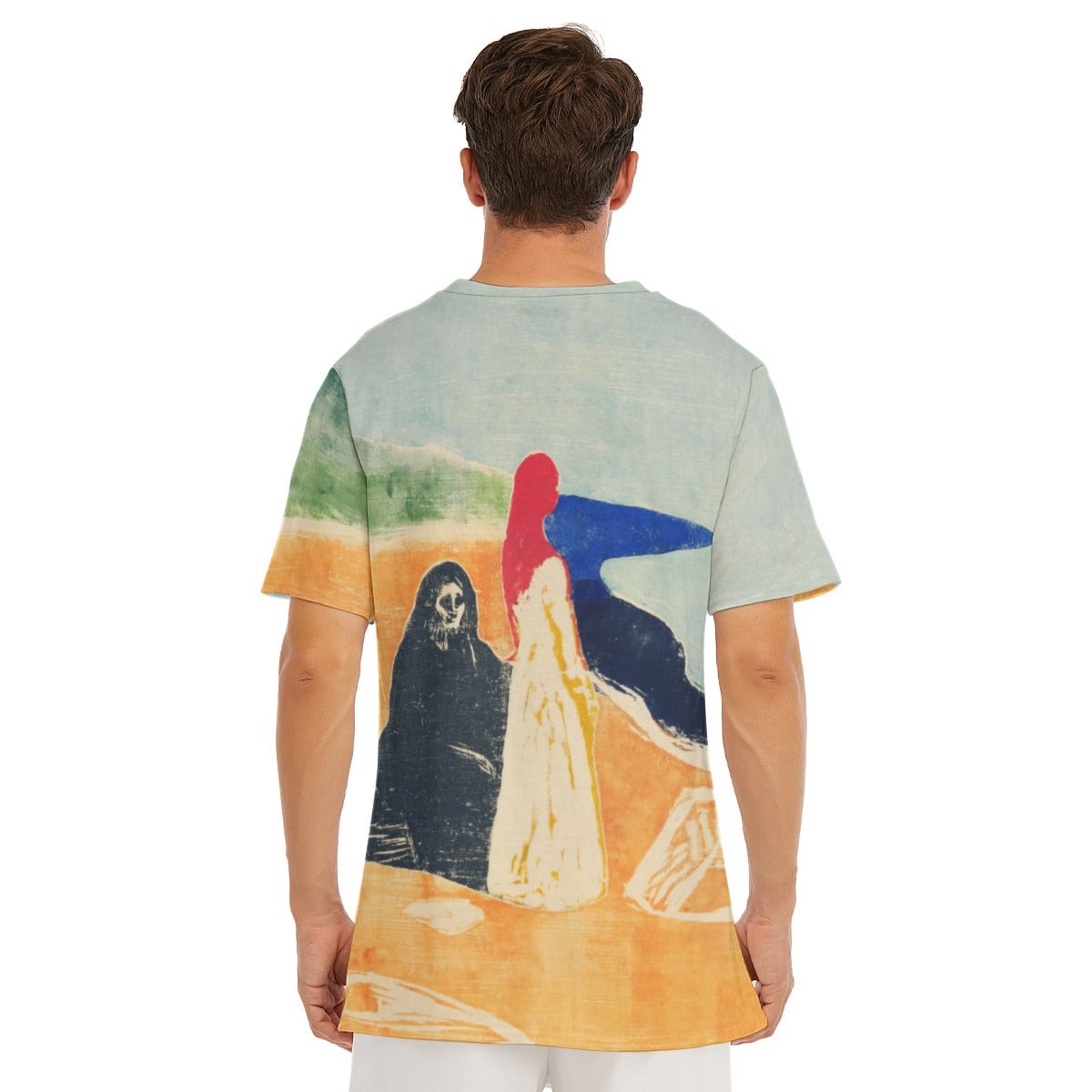 Two Women on the Shore by Edvard Munch T-Shirt