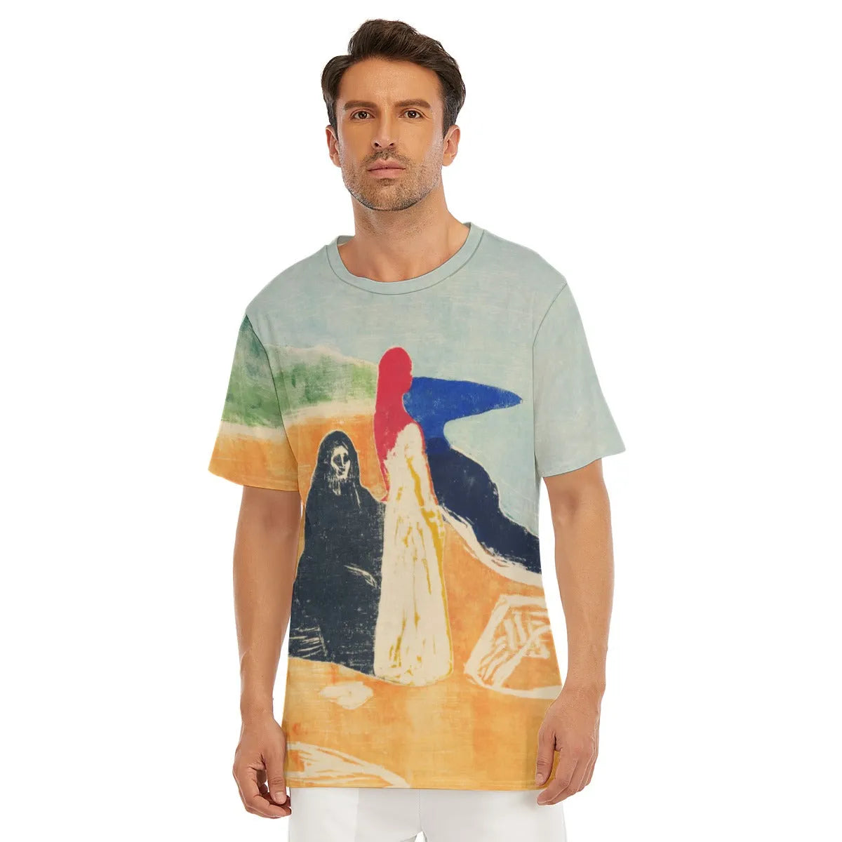 Two Women on the Shore by Edvard Munch T-Shirt