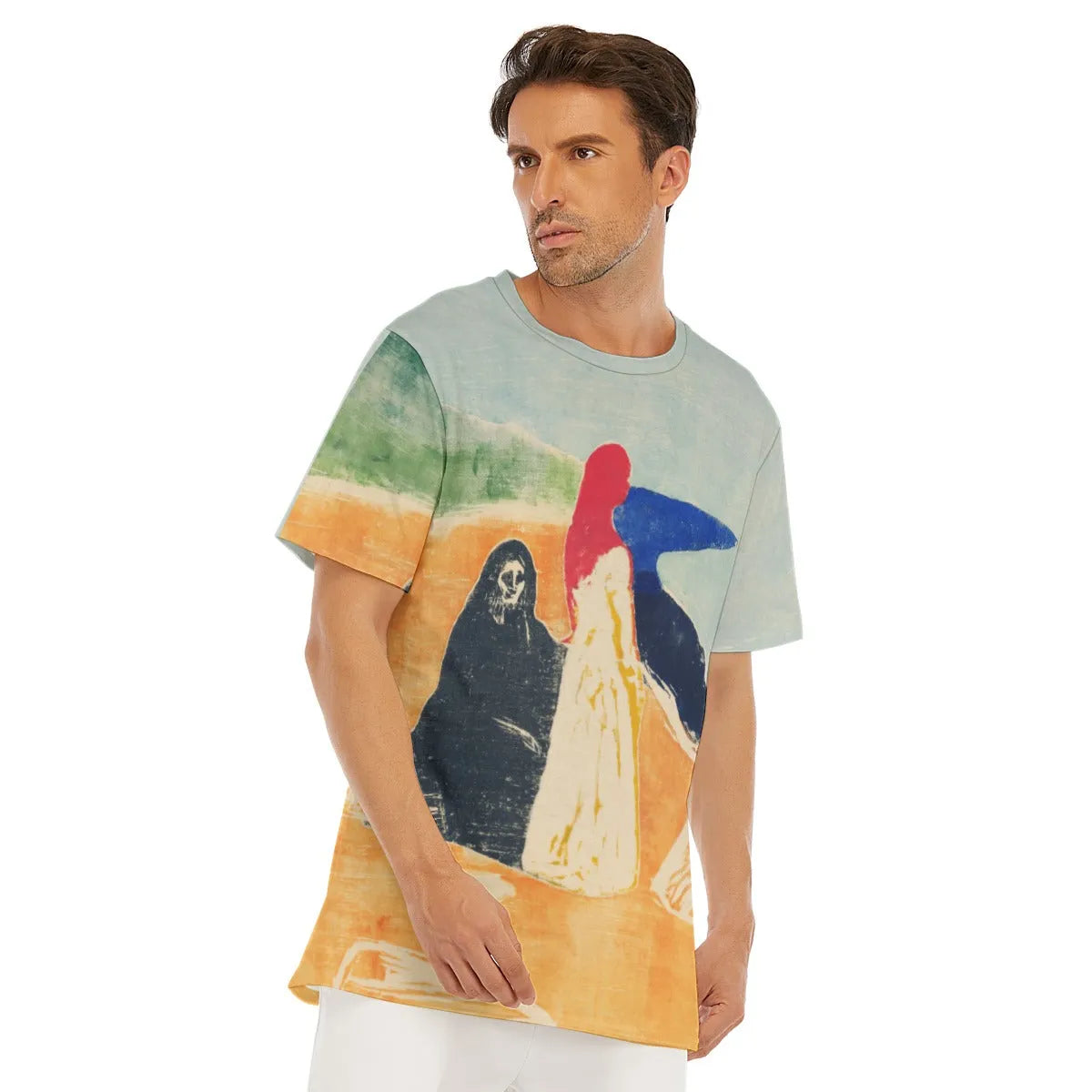 Two Women on the Shore by Edvard Munch T-Shirt