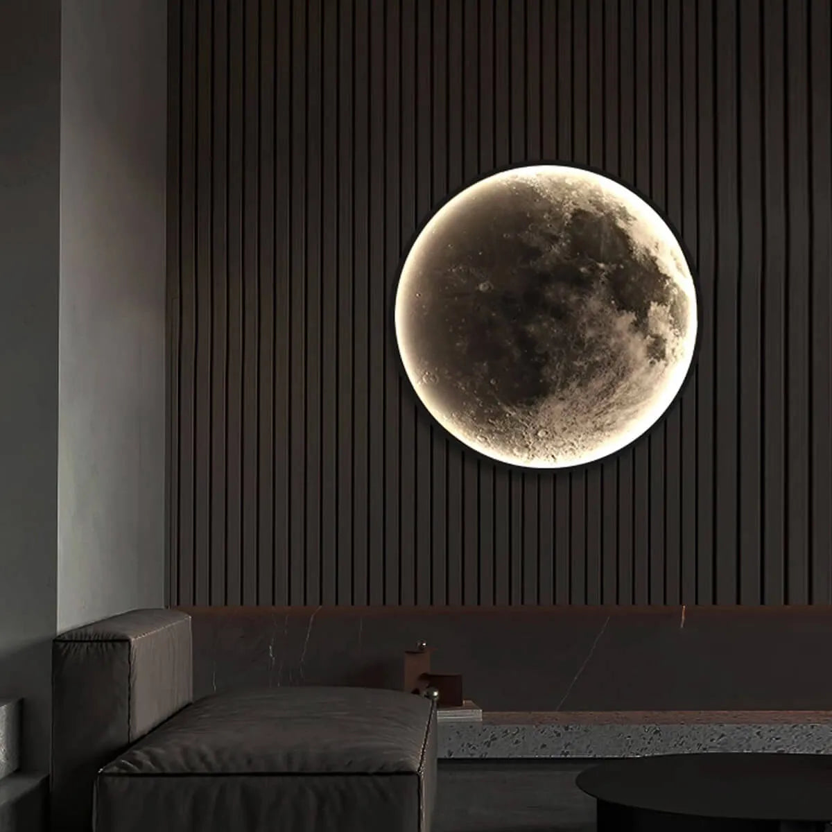 Universe Simple Bedside Lunar Wall Lamp Moon Home Decor Space Interior