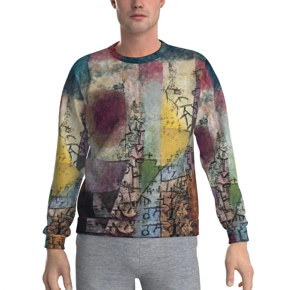 Untitled Painting Paul Klee Art Sweatshirt