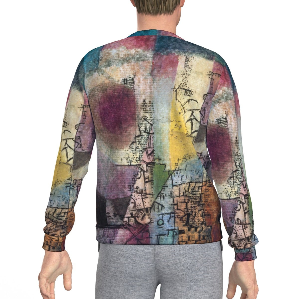 Untitled Painting Paul Klee Art Sweatshirt