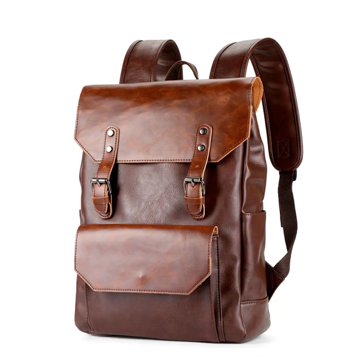 Urban Leather High-Quality Laptop Backpack