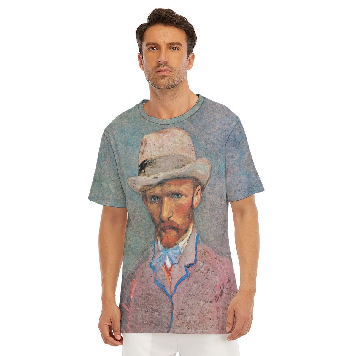 Van Gogh Self-Portrait with a Gray Straw Hat 1887 T-Shirt