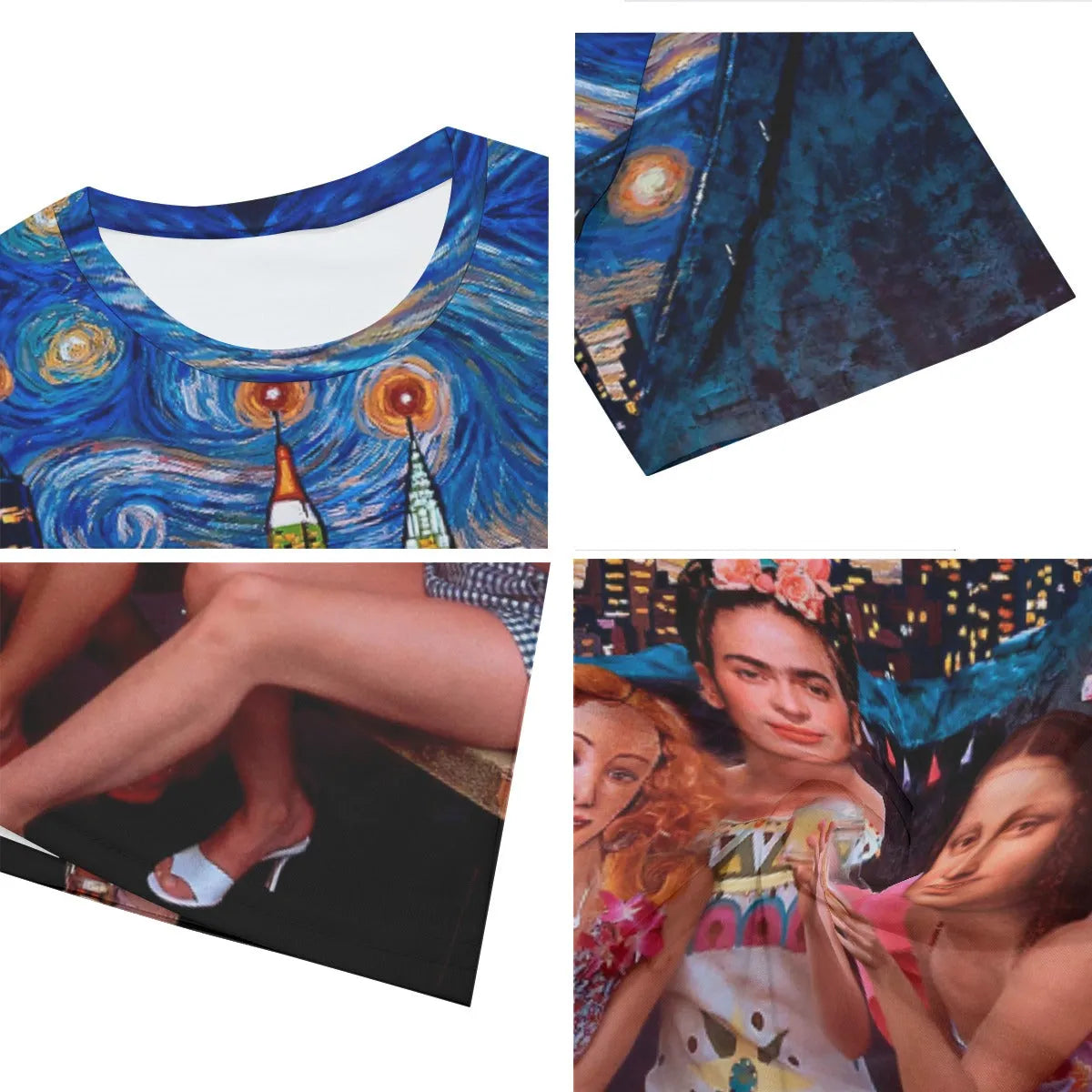 Venus Frida Mona and Vermeer’s Girls Night T-Shirt