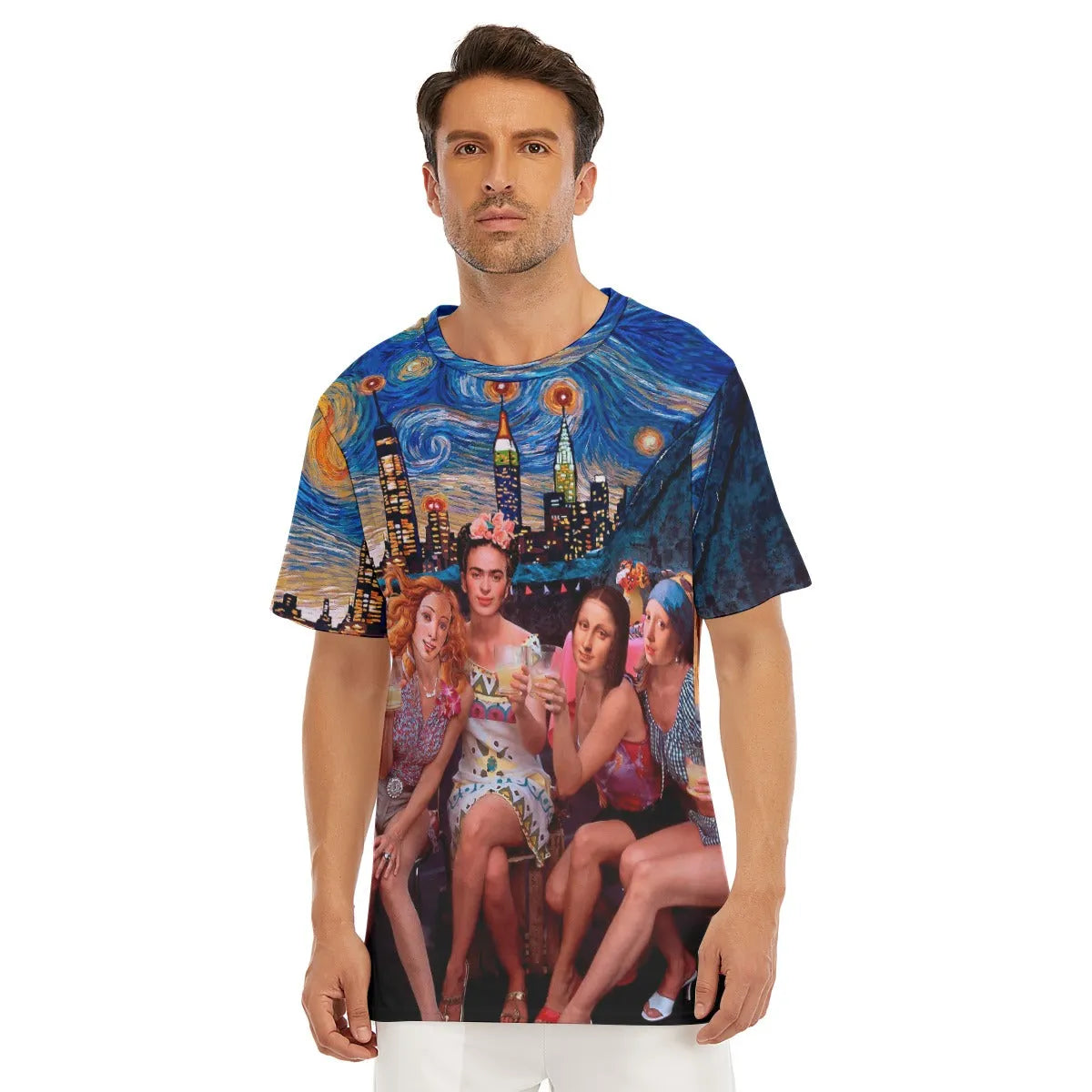 Venus Frida Mona and Vermeer’s Girls Night T-Shirt