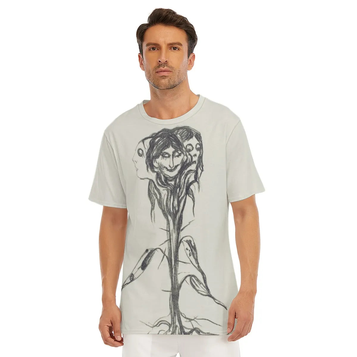 Vignette Amaryllis by Edvard Munch T-Shirt