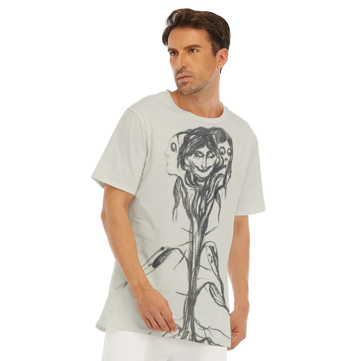 Vignette Amaryllis by Edvard Munch T-Shirt