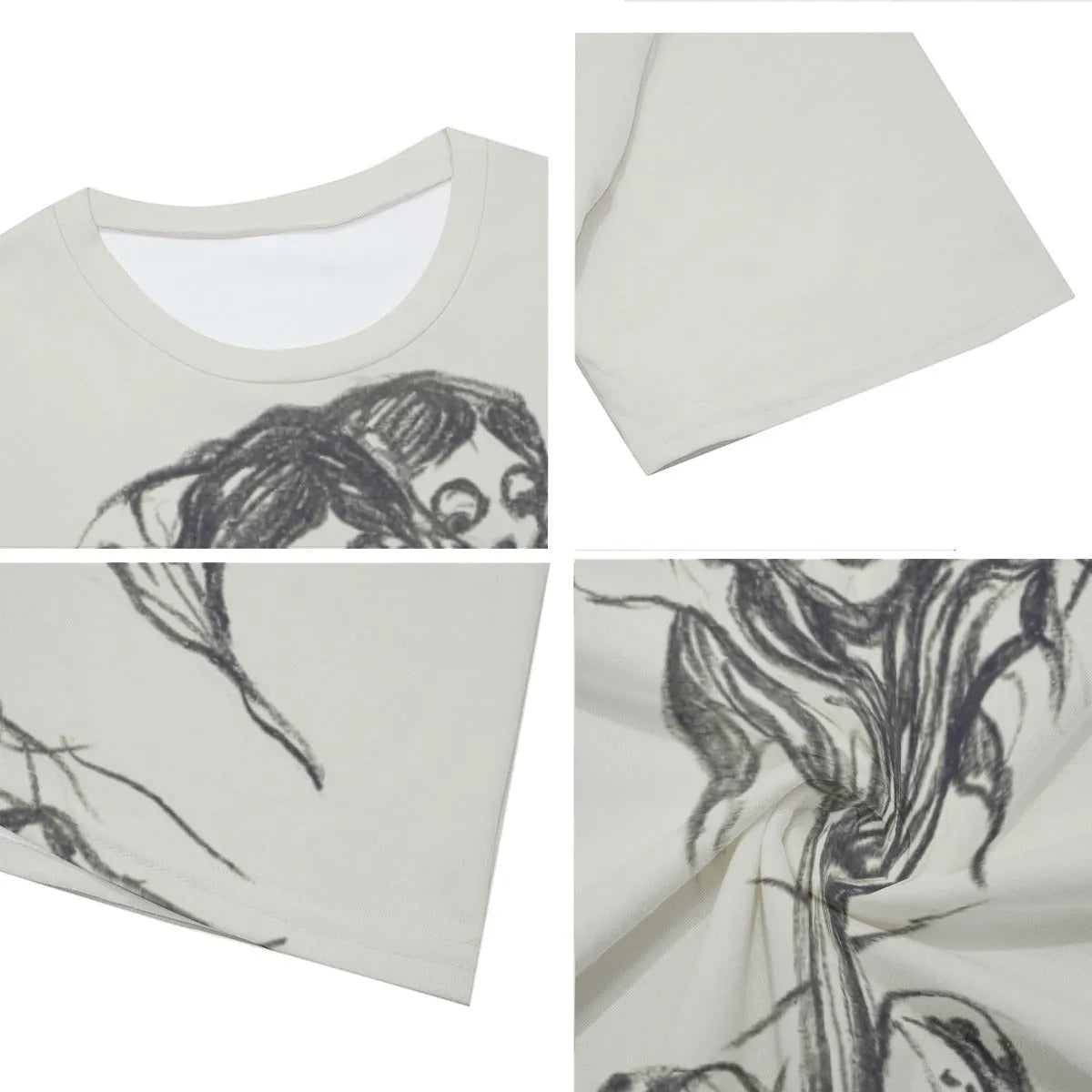 Vignette Amaryllis by Edvard Munch T-Shirt