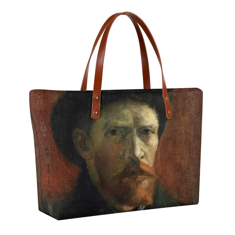 Vincent Van Gogh Self Portrait Canvas Tote Bag 