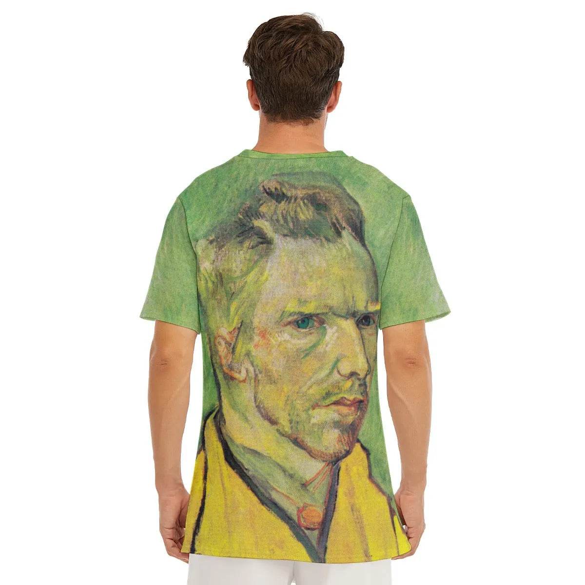 Vincent van Gogh’s Self-Portrait on Green T-Shirt