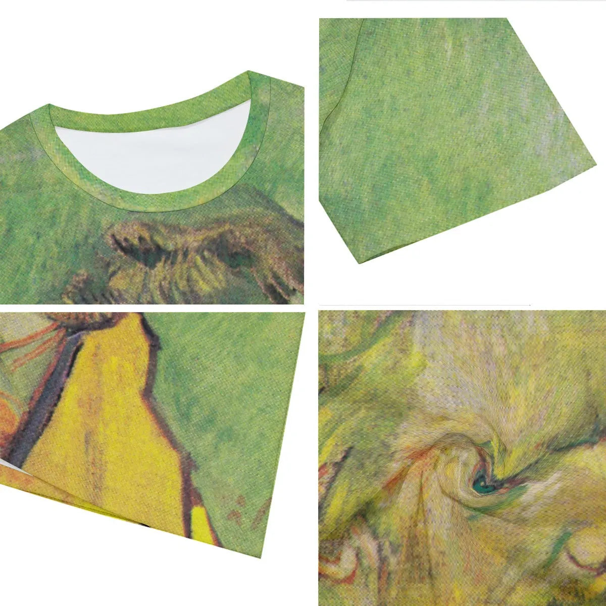 Vincent van Gogh’s Self-Portrait on Green T-Shirt