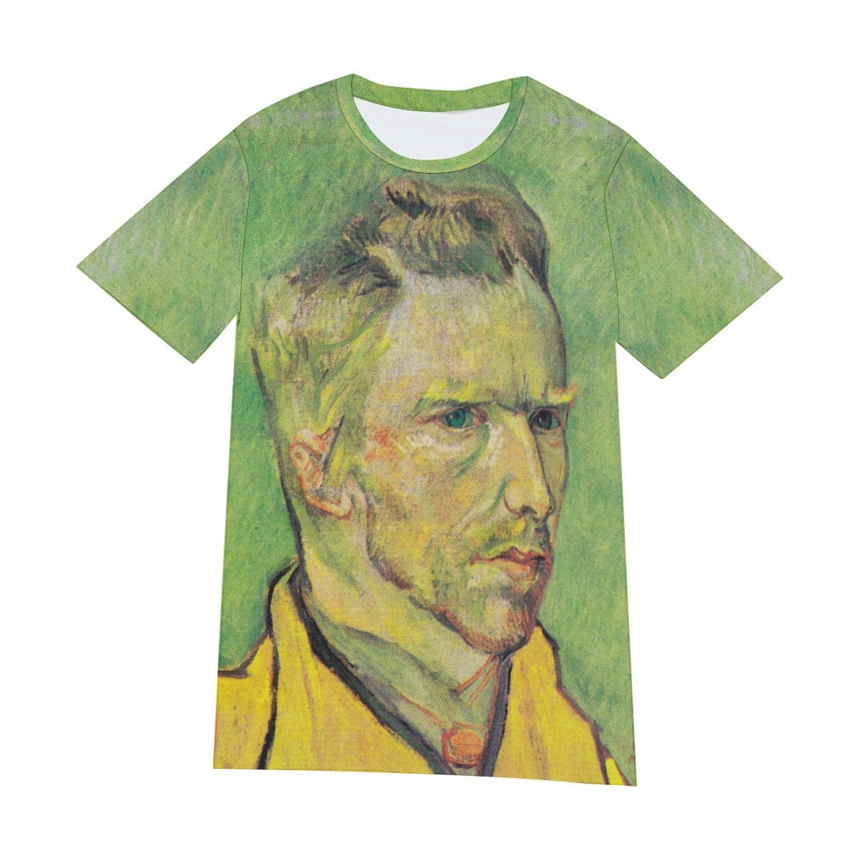 Vincent van Gogh’s Self-Portrait on Green T-Shirt