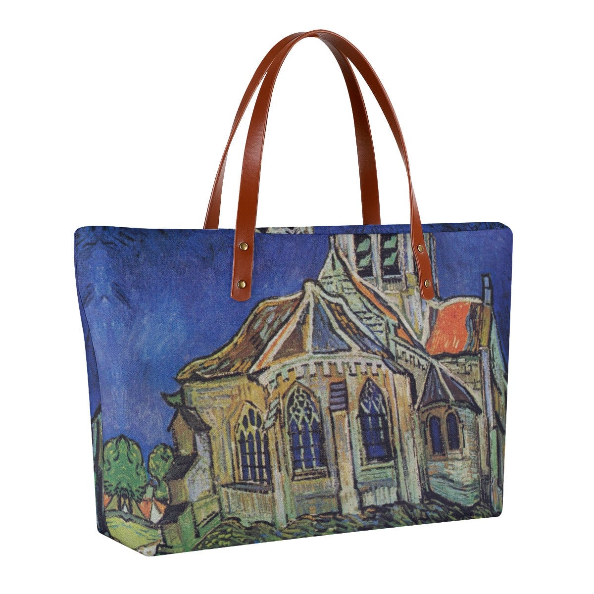 Vincent van Gogh’s The Church at Auvers Tote Bag