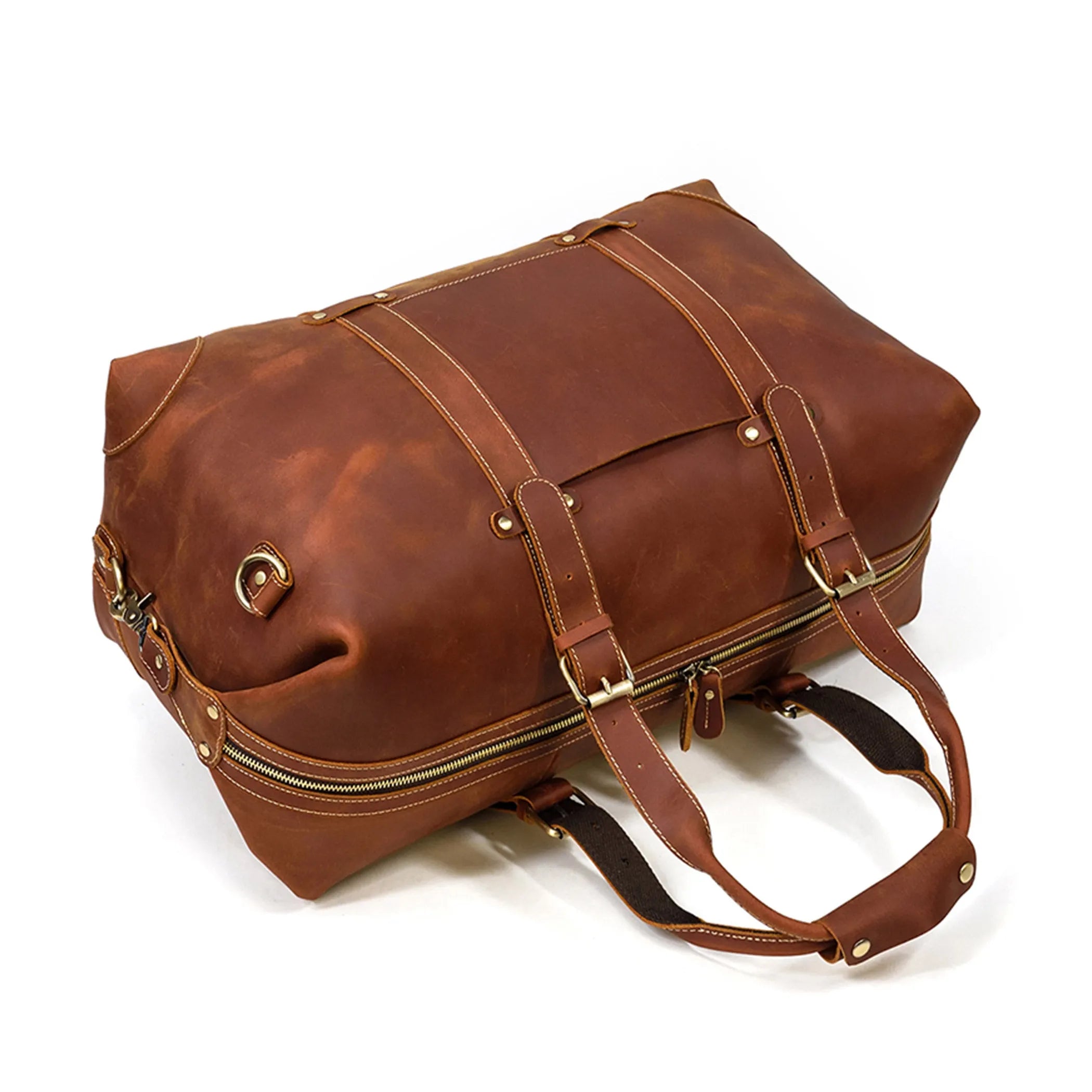 Vintage Big Capacity Genuine Leather Travel Bag