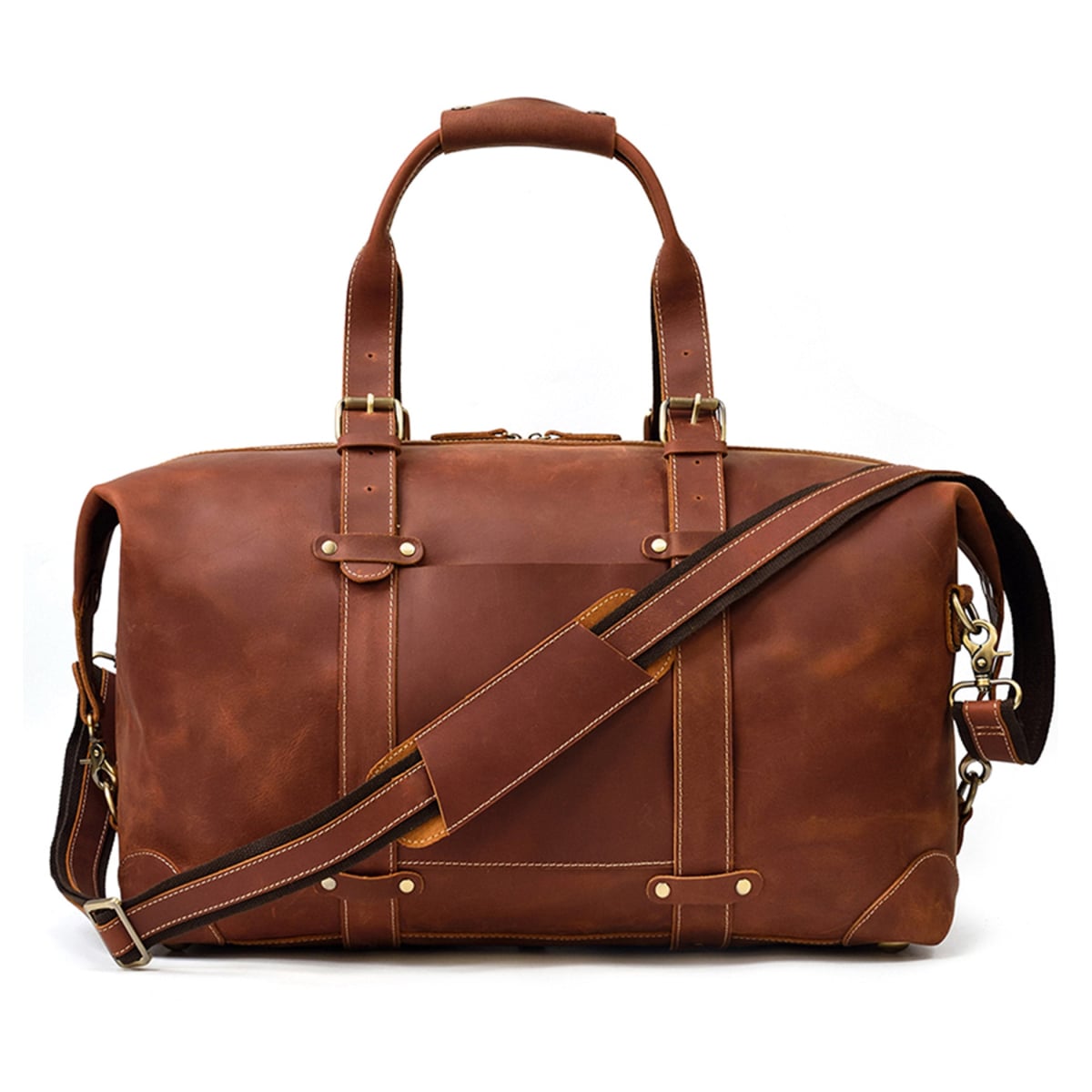 Vintage Big Capacity Genuine Leather Travel Bag
